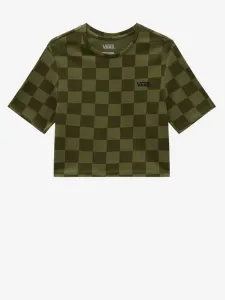 Vans Checker Koszulka Zielony #579023