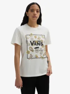 Vans Trippy Floral Koszulka Biały #484544