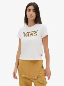 Białe koszulki Vans