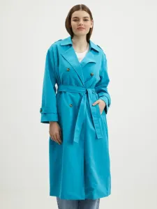 Vero Moda Płaszcz Niebieski