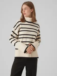 Vero Moda Saba Sweter Biały #491241