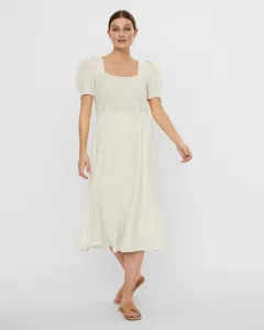 Vero Moda Idiris Sukienka Biały #290359