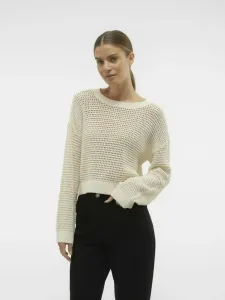 Vero Moda Madera Sweter Beżowy