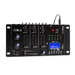 Vexus STM3030, mikser audio, 4-kanałowy, Bluetooth/USB/SD/MP3, LED