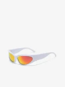 VEYREY Steampunk Gezre Okulary przeciwsłoneczne Biały