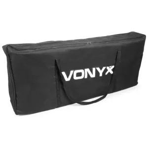 Vonyx DJ-Deck-Stand, torba transportowa do statywu i kontrolera DJ, kolor czarny
