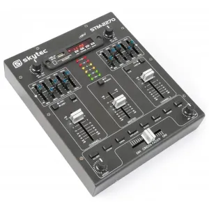 Vonyx STM-2270, mikser audio, 4-kanałowy, Bluetooth/USB/SD/MP3/FX