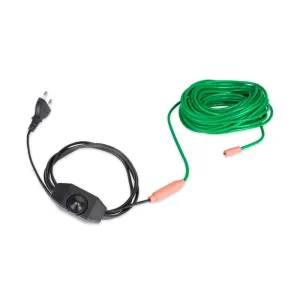 Waldbeck Greenwire Select 12, kabel grzejny do roślin, 12 m, z termostatem, IP68