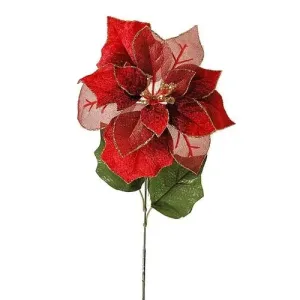 Róża bożonarodzeniowa czerwony, 55 cm #546079