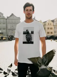 ZOOT.Original T-shirt z gołębiem Biały